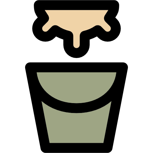 mleko Curved Lineal color ikona