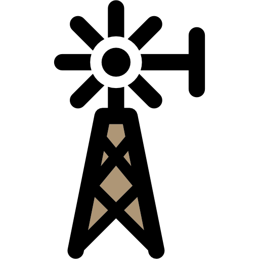 veleta Curved Lineal color icono