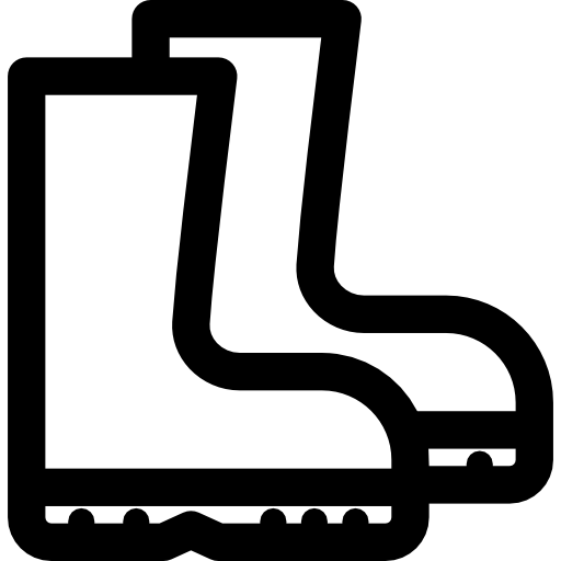 Boots Curved Lineal icon