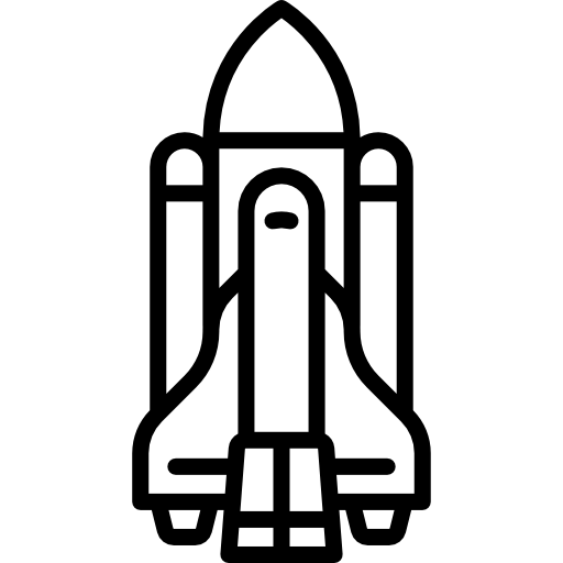 space shuttle Special Lineal icona