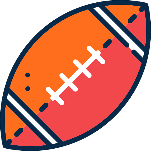 American football Special Lineal color icon