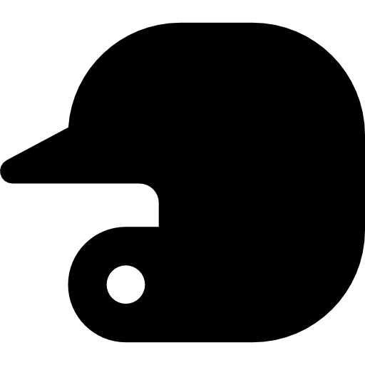 casco Curved Fill icono