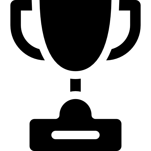 trophée Curved Fill Icône