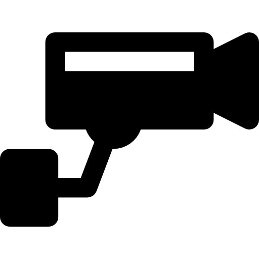 telecamera di sicurezza  icona