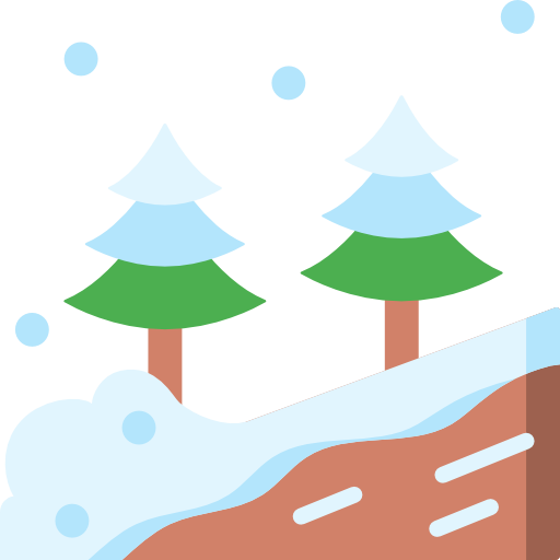 雪崩 Special Flat icon