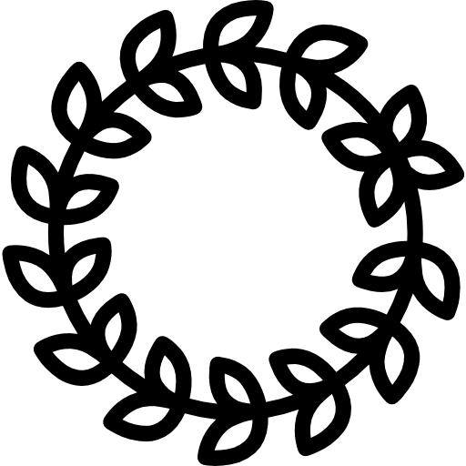 corona de flores Becris Lineal icono
