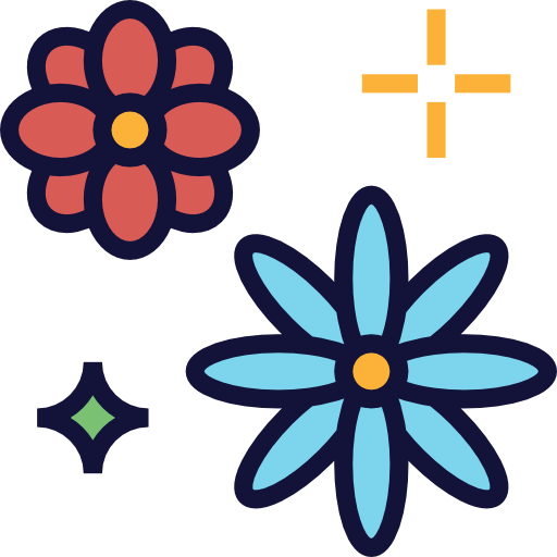 fleurs Becris Lineal color Icône