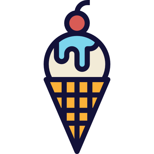 sorvete Becris Lineal color Ícone