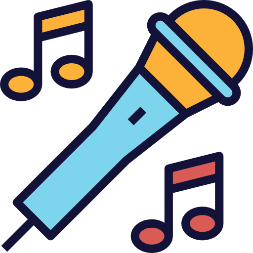 karaoke Becris Lineal color icoon