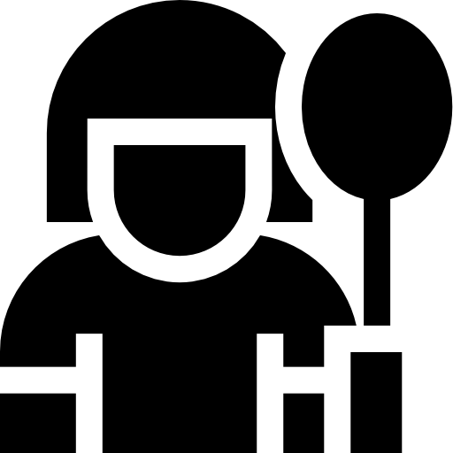 バドミントン Basic Straight Filled icon