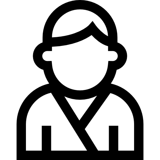 柔道 Basic Straight Lineal icon