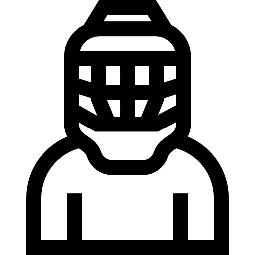 hockey Basic Straight Lineal icono