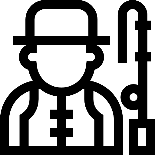 rybak Basic Straight Lineal ikona