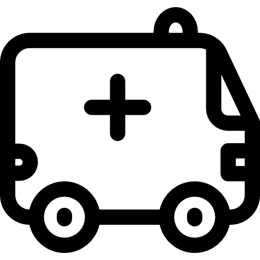 krankenwagen Basic Rounded Lineal icon