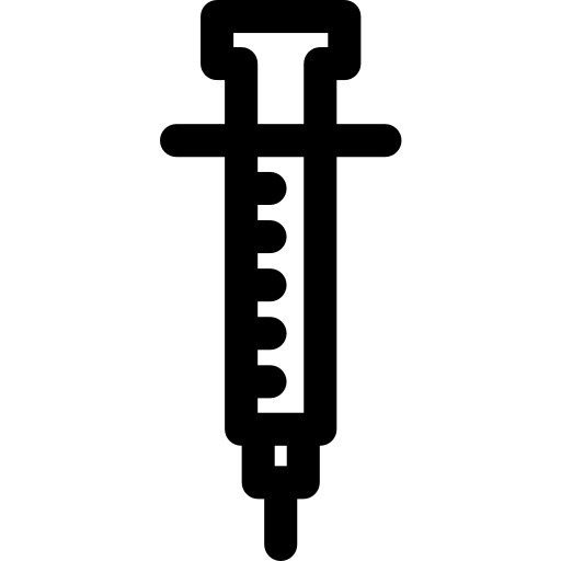 jeringuilla Basic Rounded Lineal icono