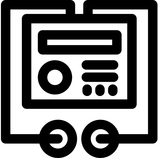 electrocardiograma Basic Rounded Lineal icono