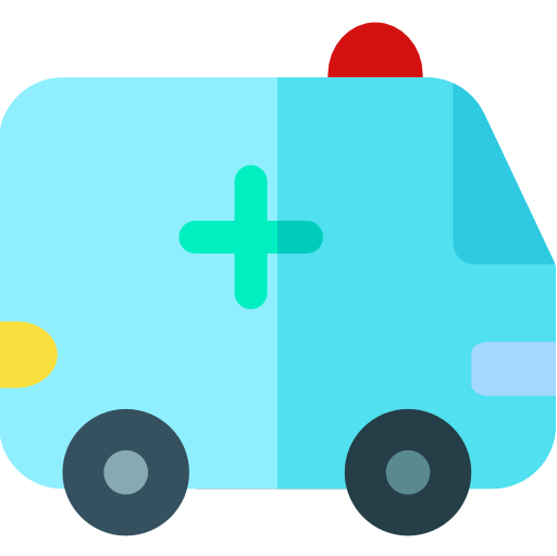ambulance Basic Rounded Flat icoon