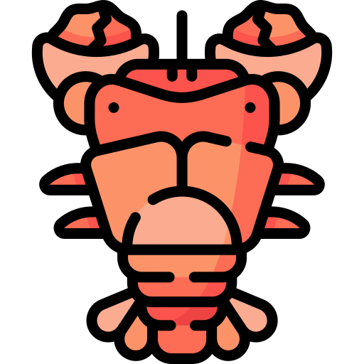 Slipper lobster Special Lineal color icon