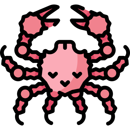 King crab Special Lineal color icon