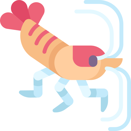 Cleaner shrimp Special Flat icon