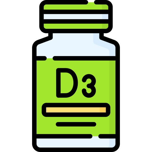 vitamina d3 Special Lineal color icona