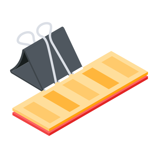 binder-clip Generic color fill icon