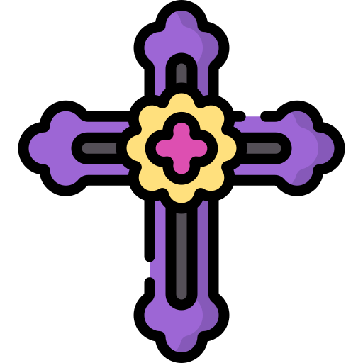 십자가 Special Lineal color icon