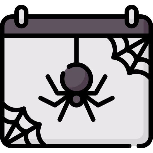 Halloween calendar Special Lineal color icon