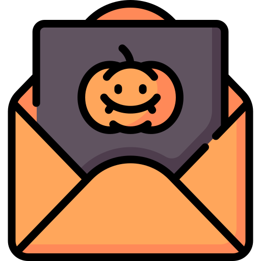 correio de halloween Special Lineal color Ícone