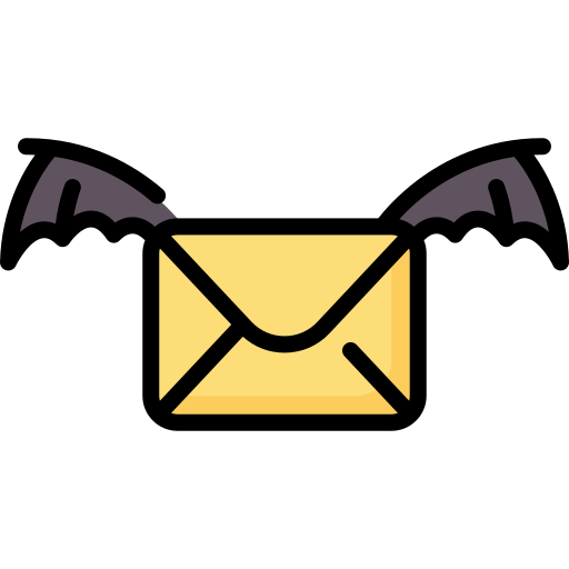 Halloween mail Special Lineal color icon
