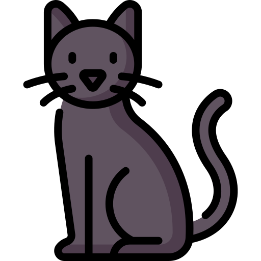 黒猫 Special Lineal color icon