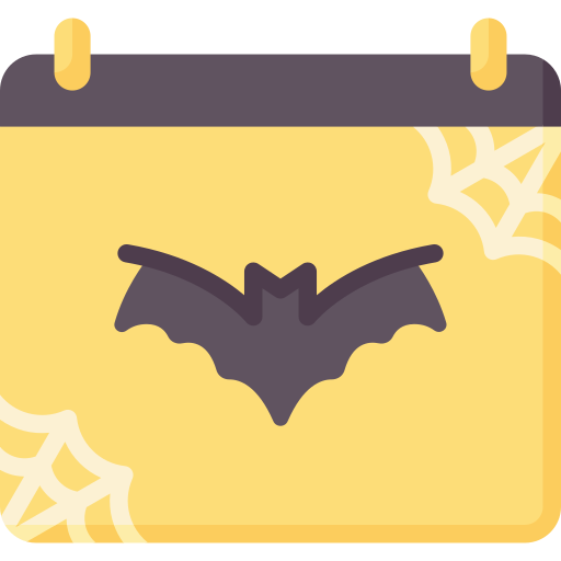 calendario de halloween Special Flat icono