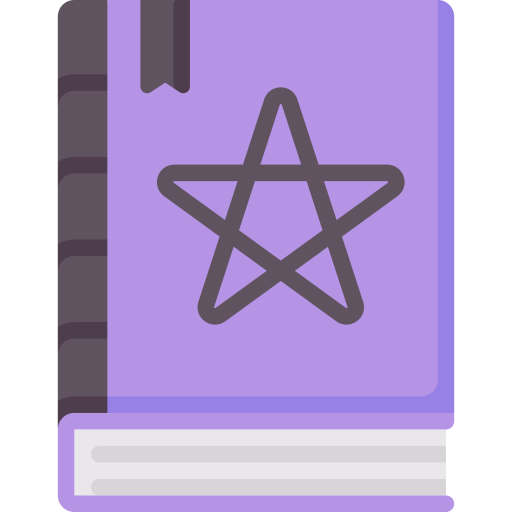 magisch boek Special Flat icoon