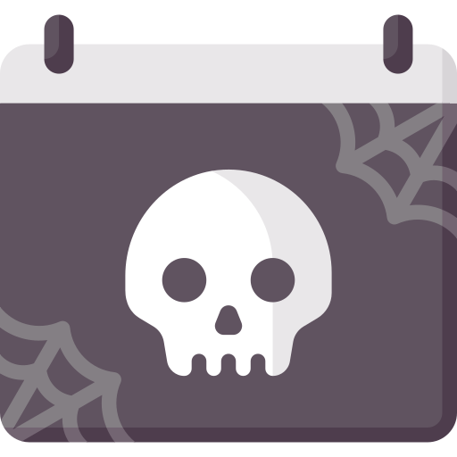 Halloween calendar Special Flat icon