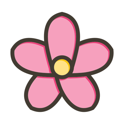 Plumeria Generic color lineal-color icon