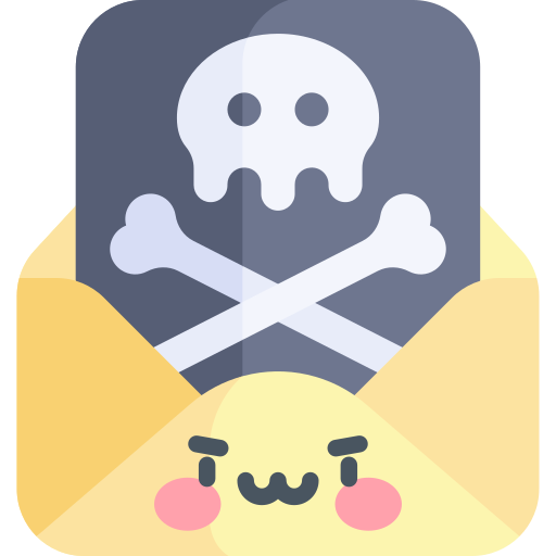 Halloween mail Kawaii Flat icon