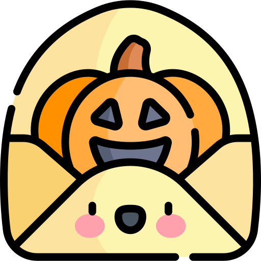 Halloween mail Kawaii Lineal color icon