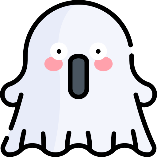 Ghost Kawaii Lineal color icon