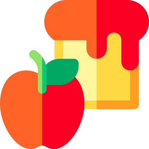 Apple bread Basic Rounded Flat icon