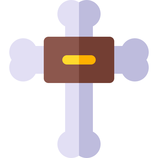 kruis Basic Rounded Flat icoon