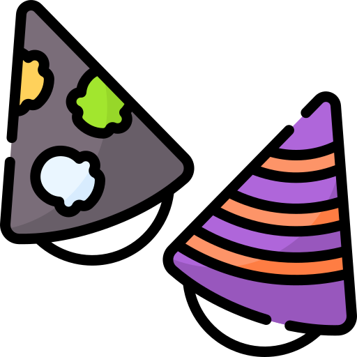 Party hat Special Lineal color icon