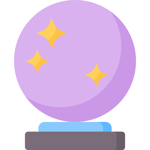 Crystal ball Special Flat icon