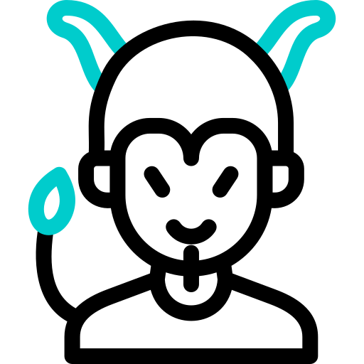 kostium diabła Basic Accent Outline ikona