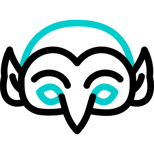 マスク Basic Accent Outline icon