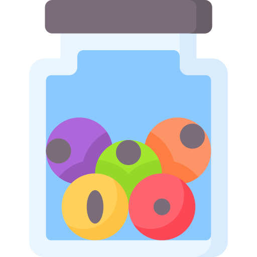 Candy jar Special Flat icon