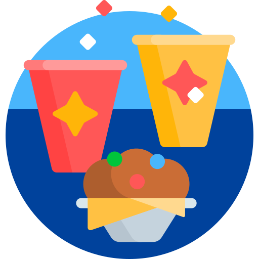 Party Detailed Flat Circular Flat icon