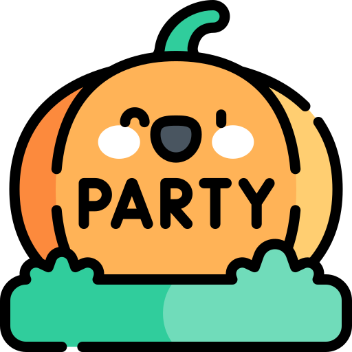 halloween party Kawaii Lineal color иконка