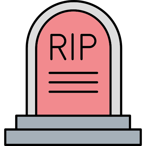 begrafenis Generic color outline icoon