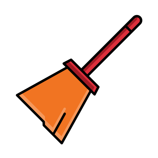 palo de escoba Generic color outline icono