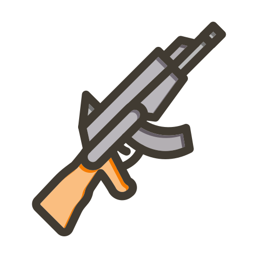 Assault rifle Generic color lineal-color icon